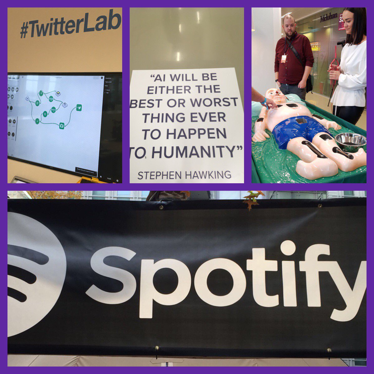 groupmukcareers's tweet photo. At @mindshare_uk having a ball! Exciting sessions, games and activities. What #AI can do for our world, what if #westworld was real & The #journey to #posthumanworld. #mshuddle #groupmukcareers #virtualreality #whatsnext https://t.co/3JkS2SJanx
