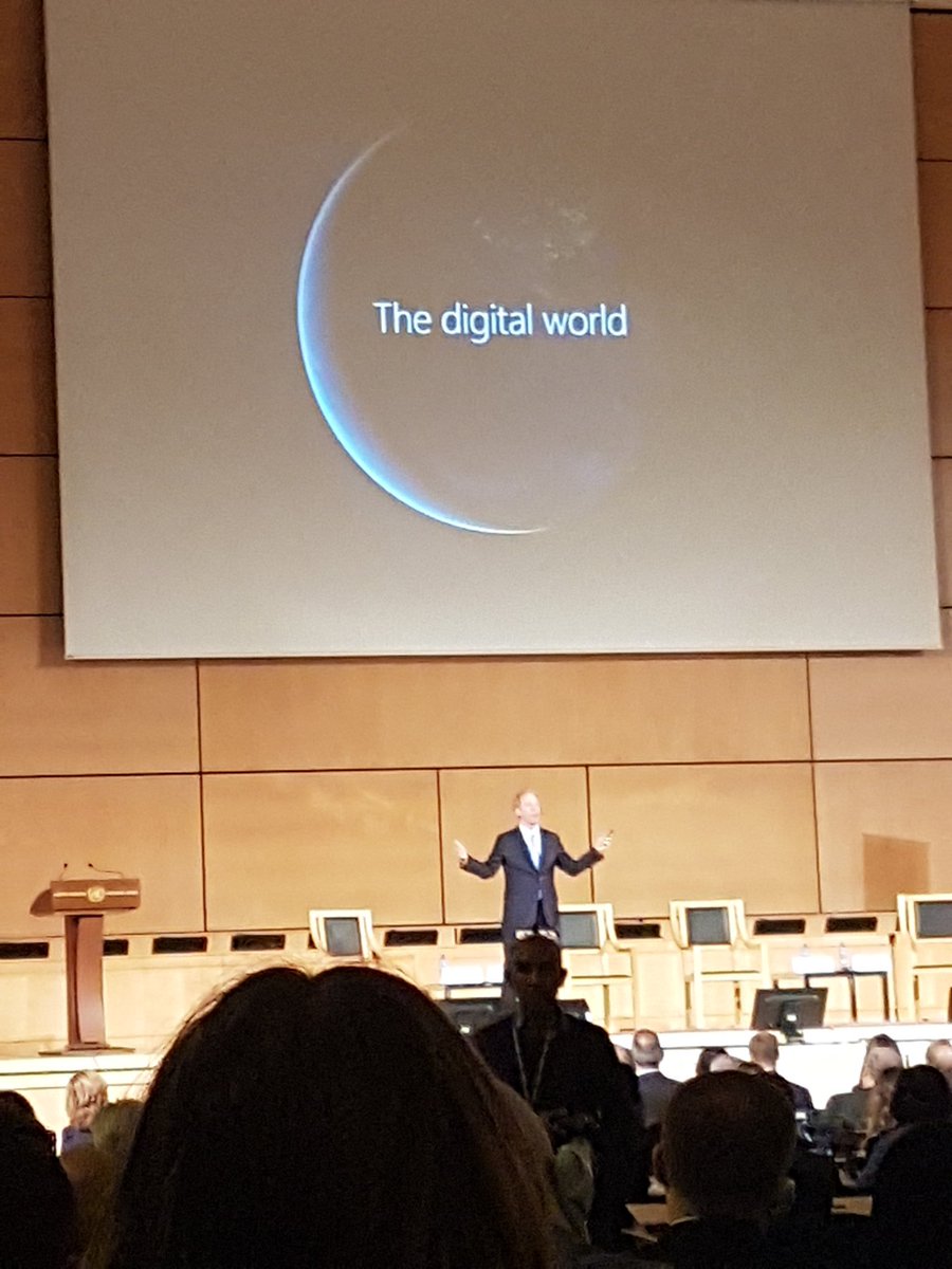 TheCyberFox's tweet photo. #UN #digital #UNITAR Brad Smith keynote about internet governance challenge https://t.co/HFaMOnxy5C