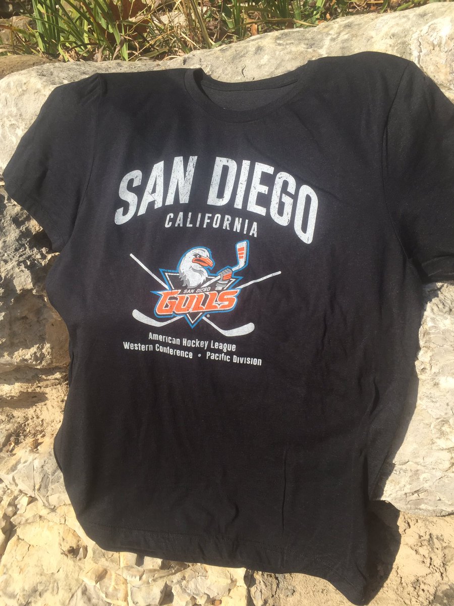 108Stitches's tweet photo. Our @SDGullsAHL Cross Sticks tee is now available on @TheAHL online store. https://t.co/3Oq3PkrO7k https://t.co/Rprgh9lqDU