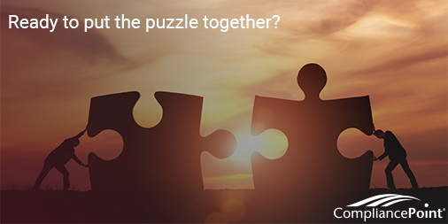 CompliancePtIS's tweet photo. Your #Compliance &amp; #InfoSec frameworks should fit together like a puzzle. Follow @CompliancePoint to have all the right pieces. #FCC #TCPA https://t.co/tvYGDTpKOi