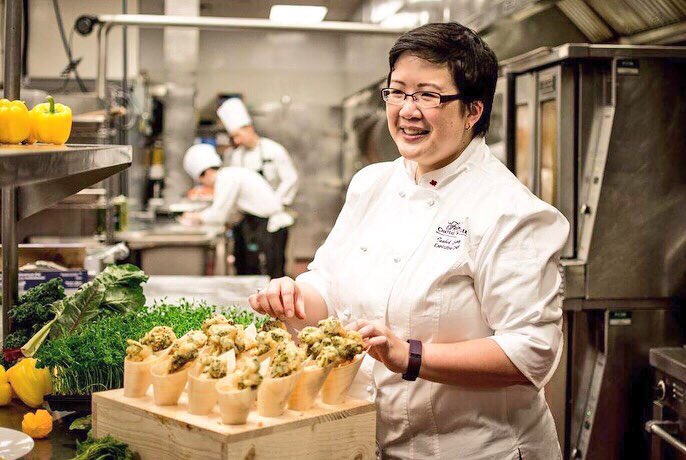 FairmontWhistlr's tweet photo. Hey #Vancouver, be sure to tune in to @GlobalBC noon news at 12:30 to see Chef @isabel_chung cooking up a cure. #ELLEvateTogetHER #Cornucopia2017 👩🏽‍🍳 https://t.co/gKSah0mEDI