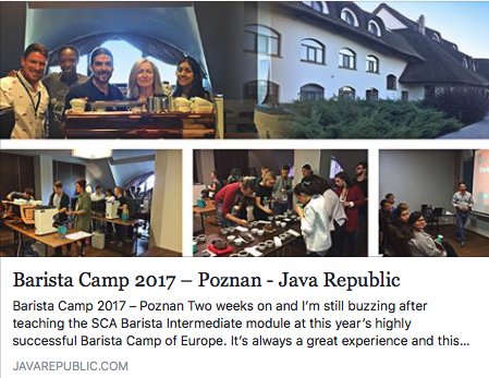 JavaRepublic's tweet photo. Our own VINI ARRUDA was one of the Lead ASTs at this years BGE’s Barista Camp, Poznan, Poland, find out how he got on here...
https://t.co/AyZEzRSGyR https://t.co/wv16CMynJf