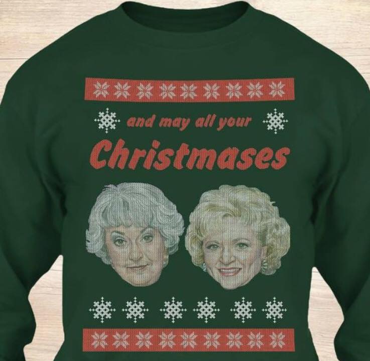 WGNRobin's tweet photo. "May all your Christmases Bea White." You're looking at the top, bottom, and middle of my list. #GoldenGirls https://t.co/cxIycUUiNE