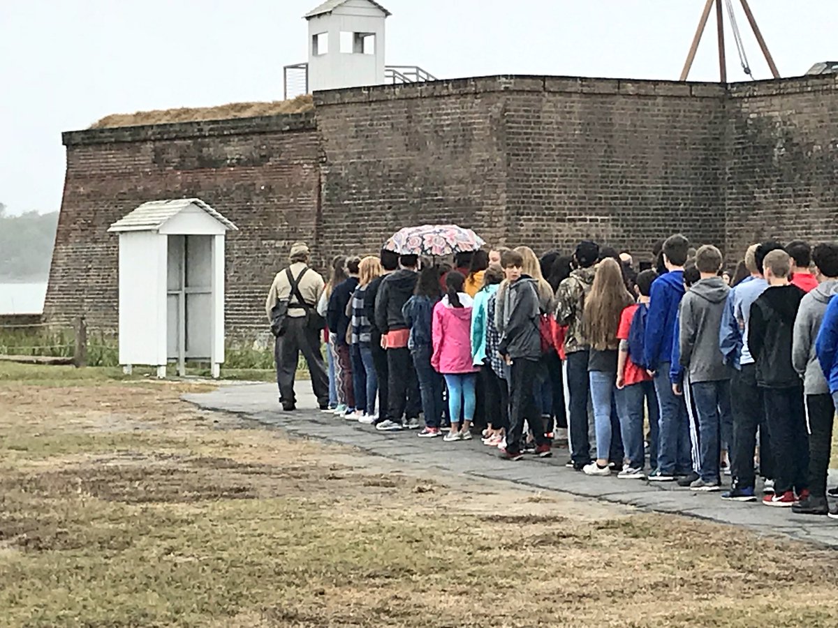 LongCaneMiddle's tweet photo. Georgia Studies Tour day 3 at @OldFortJackson 💥 #gst2017 #savannah https://t.co/pk4kdnH9wj