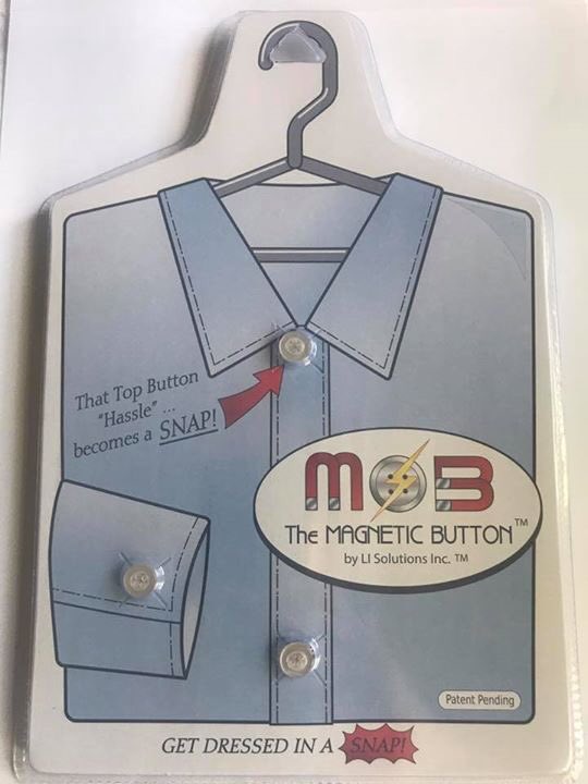 MagneticButton's tweet photo. Guys, have you ever had a hard time buttoning the very top button of your shirt when you want to wear a tie? Now there is a solution! #asseenontv #magneticbutton https://t.co/LkubQkgWeP