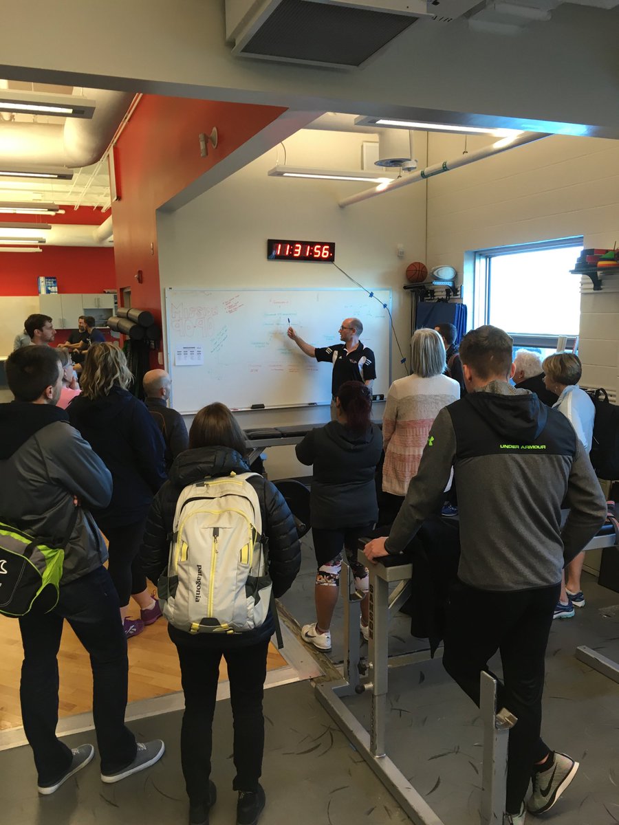 SportNovaScotia's tweet photo. .@thornleycan from @CSCAtlantic teaching sport administrators about the business of moving athletes towards excellence #performanceoutcomes https://t.co/M9pYPGNMpY