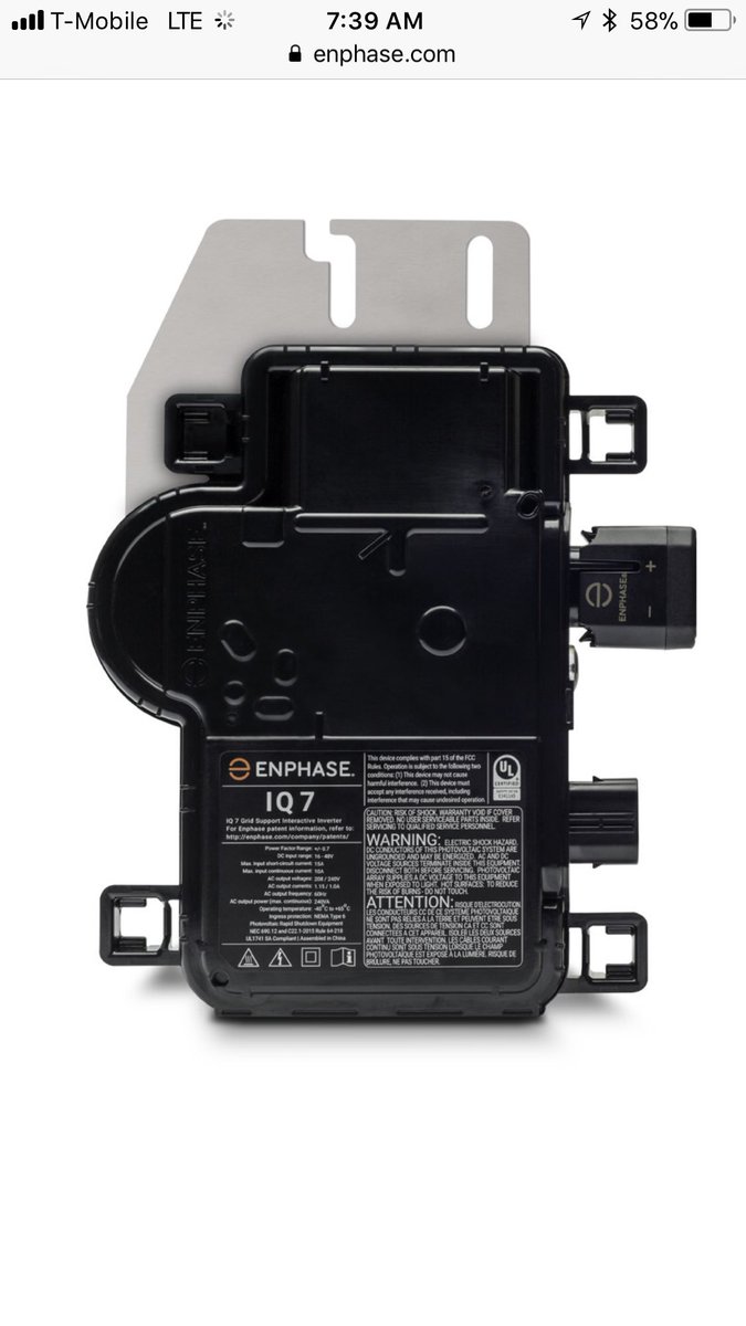 SonnyCoates's tweet image. I’m sure they’re well aware. 

Next gen IQ7 #ACModule (1/18) will seal the deal on price &amp;amp; performance enphase.com/sites/default/… 
@SolarKings1