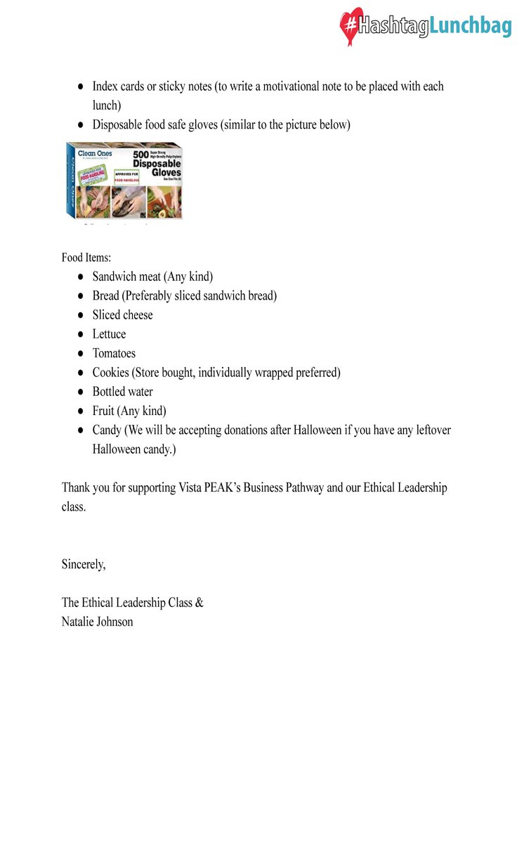 Vista PEAK Official (@vpprep) on Twitter photo Hey Bison,
The Ethical Leadership Class came up with an amazing opportunity that everyone can partake in! Please read the parent letter and see how you can help with their endeavor! <a href="/VPPREPFBLA/">Vista PEAK Prep FBLA</a> Hey Bison,
The Ethical Leadership Class came up with an amazing opportunity that everyone can partake in! Please read the parent letter and see how you can help with their endeavor! <a href="/VPPREPFBLA/">Vista PEAK Prep FBLA</a>