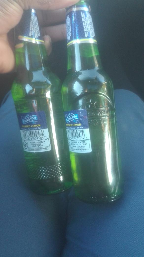 PrinceSepahane's tweet photo. @PicknPay please explain the FlyingFish cider in a Heineken bottle in your stores @FlyingFishSA WOW lmao https://t.co/Qf47533Km1