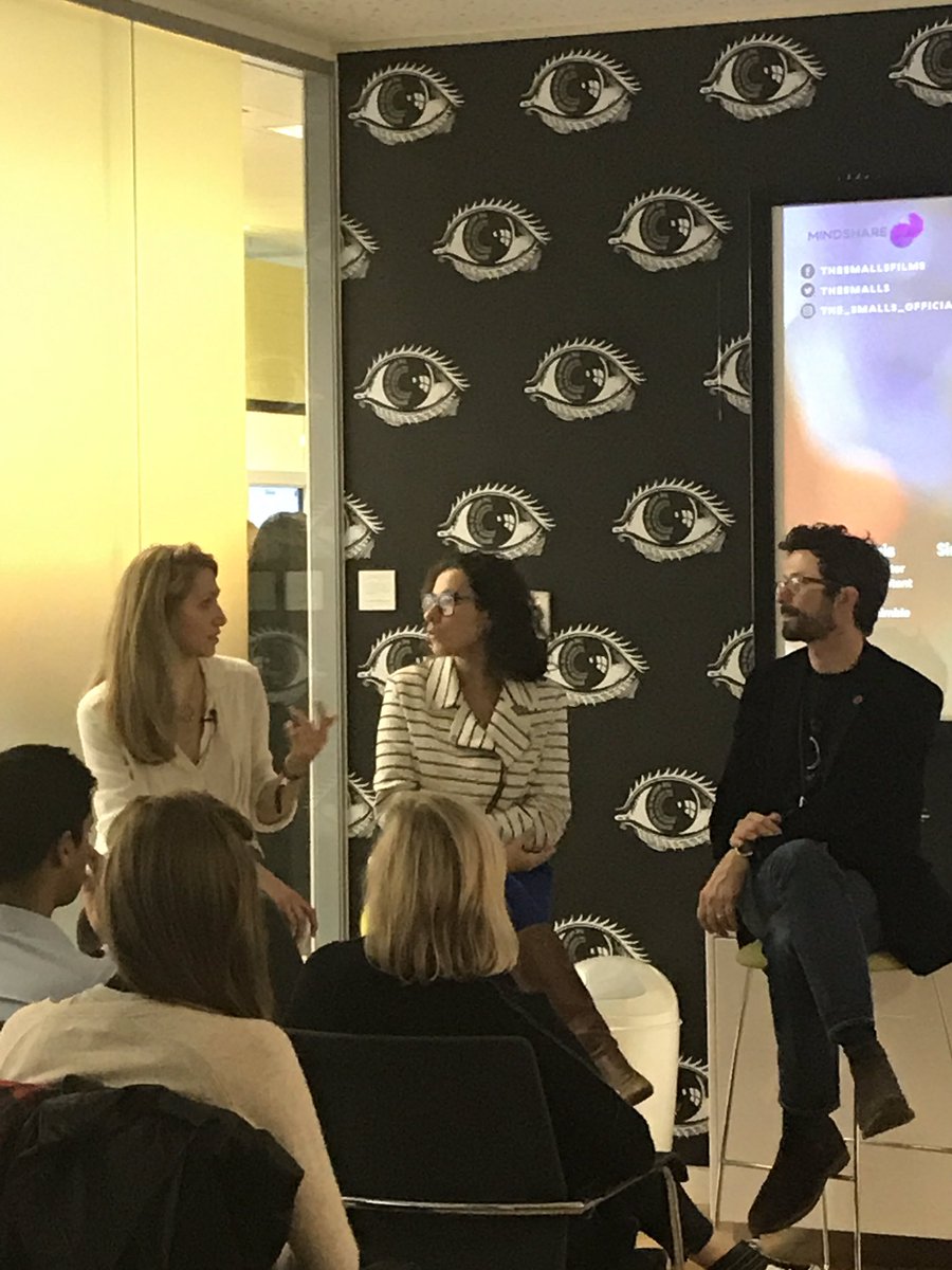 thesmalls's tweet photo. .@leisurehat is discussing how creatives companies such as The Smalls have access to data, and how best we should use this. But she reminds us that we should always embrace the human side of creativity too! #MSHUDDLE https://t.co/pIKMNXvWLd