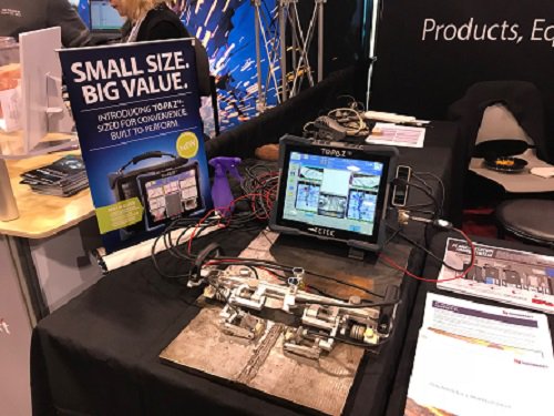 ZetecNDT's tweet photo. If you are at #FABTECH17 visit our partner: @mpmproducts (Booth: B20107) and see Zetec products in action including TOPAZ16, #NDT Paintbrush scanner and #Weld Crawler. #Fabtech2017 https://t.co/OmmFHKfVag
