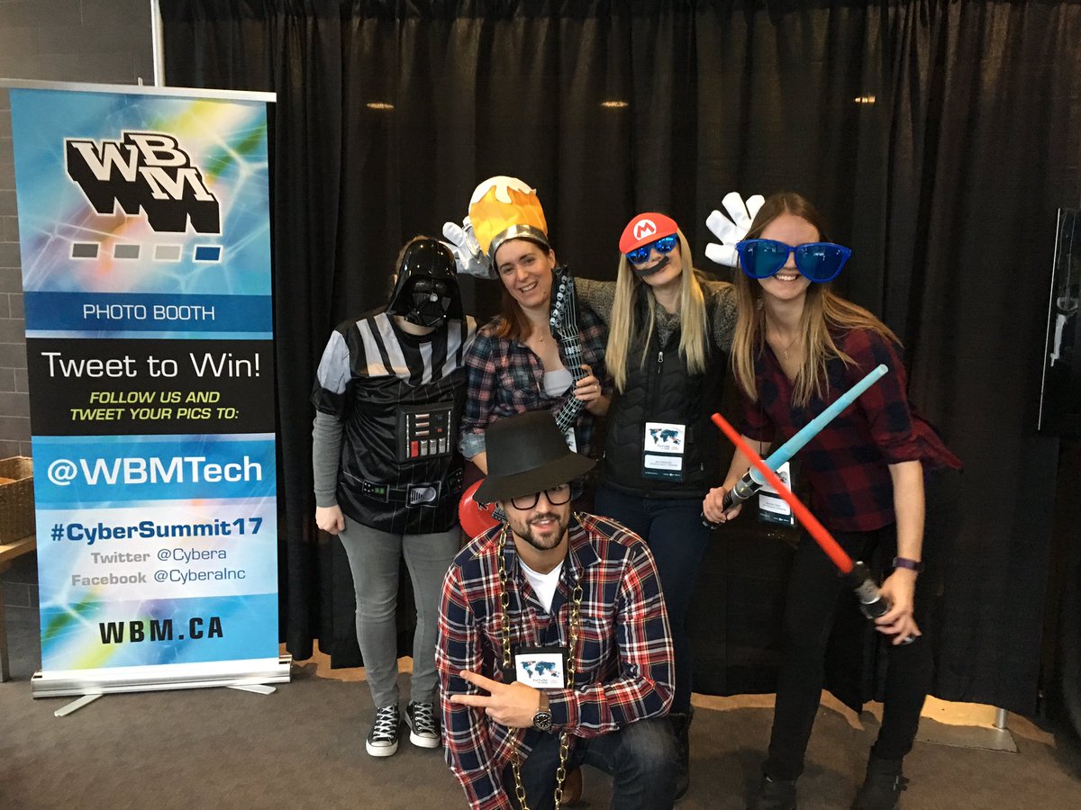 Catalystica_'s tweet photo. We're loving the @WBMTech photo booth &amp; social media lounge at #CyberSummit17 - we love the chance to get silly at our events 😝 https://t.co/r2L1yBk8NA
