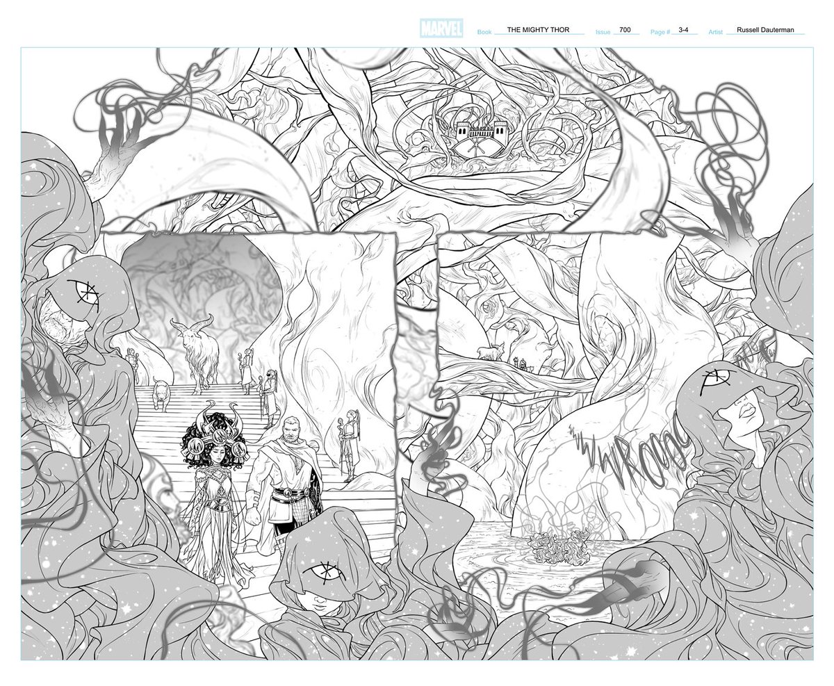 From issue 700, some of my favorite pages from the whole series so far. Drawn by me + colored by @COLORnMATT!