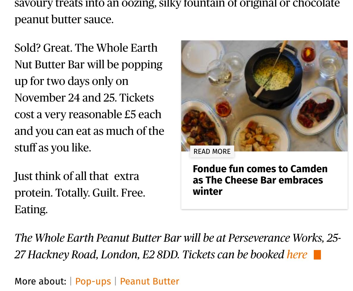 I’m sorry <a href="/EveningStandard/">nope s</a> but why are you still using this kind of language around food?! “Totally guilt-free eating” = stop emotionally labelling things.