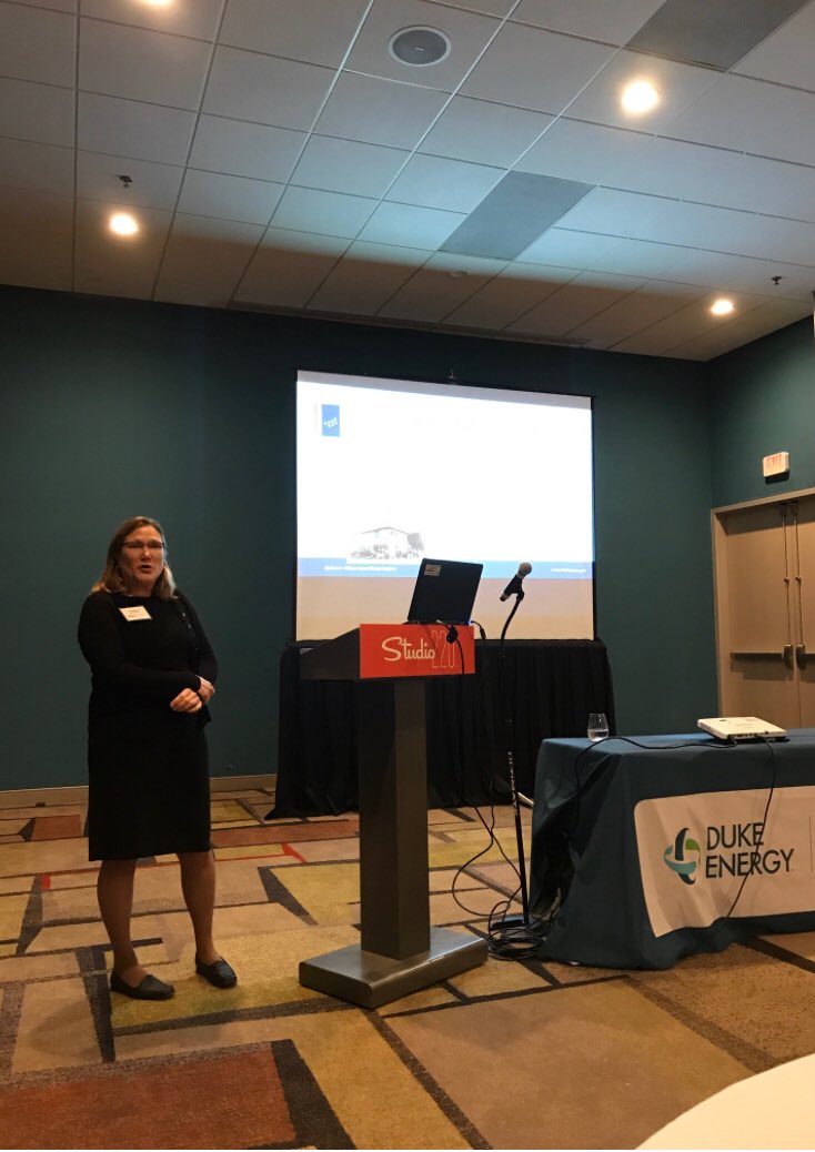 DE_SmartEnergy's tweet photo. @CityofDurhamNC presents successful City Hall LED &amp; Lighting Project at Govt Energy Society Mtg! https://t.co/WleizTUMR8