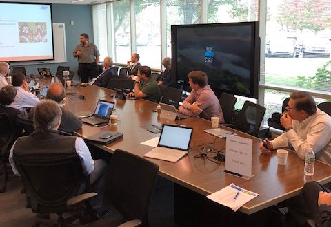 pexip's tweet photo. Great session as @DaveMichels talks about the #DigitalTransformation opportunity in UC at the Microsoft MTC in Malvern, PA today. Next event in Dallas, then Montreal, Toronto: https://t.co/TDEYTpCpam https://t.co/RmdUwbL5tY