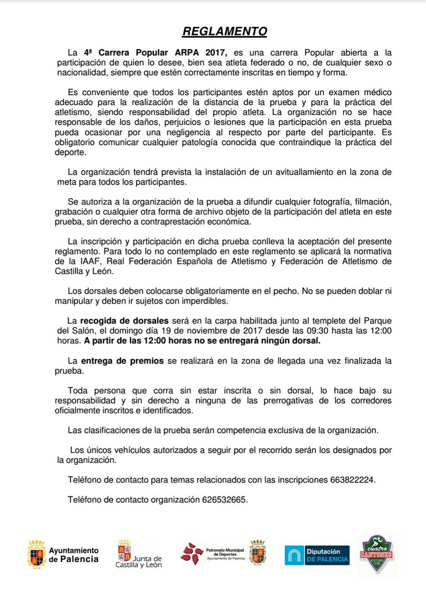c_cantones's tweet photo. IV CARRERA DEL DÍA SIN ALCOHOL 
POR UNA BUENA CAUSA!!! 
INSCRIPCIONES GRATUITAS!! 
Inscripciones en https://t.co/EaztXp5hKu y en la sede de ARPA https://t.co/T61Q0RKgo7