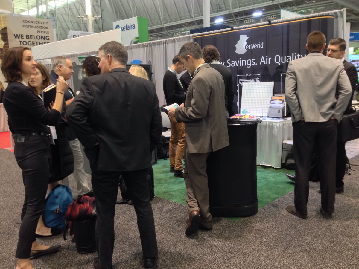 LRSMBA's tweet photo. Booth 1558 is packed from Dr. Marwa Zaatari's talk on #IAQP and #LEED v4. @enverid @Greenbuild https://t.co/Pov4cCSzPN