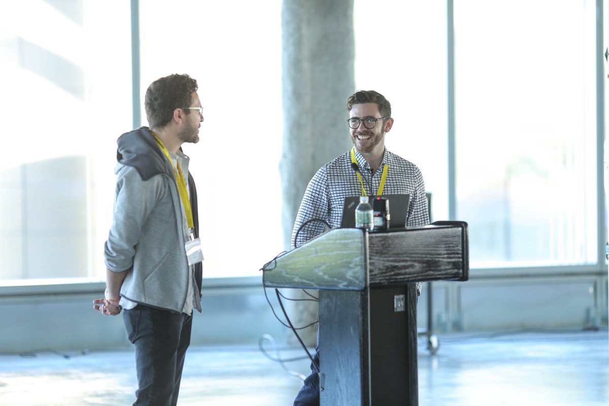 andrewheumann's tweet photo. #TBT to co-presenting with @brianringley at #AECTech2017
how fucking cute are we https://t.co/afkcUKX0oP