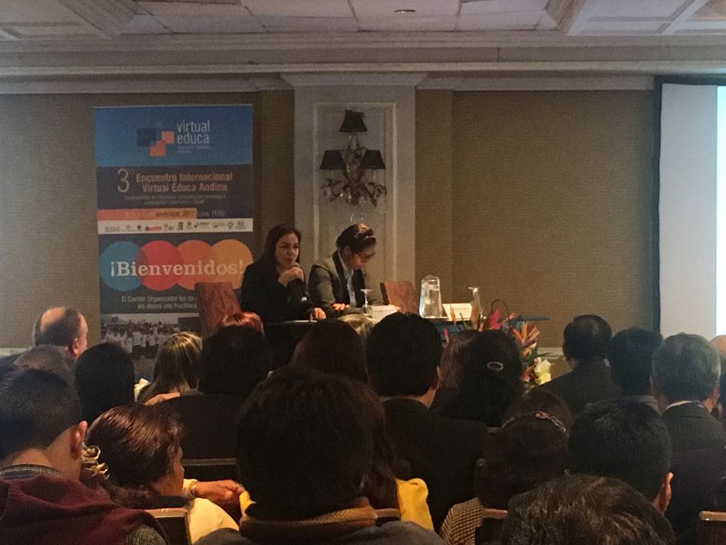 virtualeduca's tweet photo. Conversatorio: Educación e inclusión social. Congresistas @MarisolEspinoz_ y @LeylaChihuan #VirtualEducaAndina https://t.co/XsfQJDsUO4