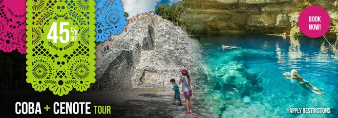 mycancuntours's tweet photo. Cancun tour to Coba and a sacred cenote, book now for 45% off! https://t.co/EwYI785o5n #traveldeals #visitmexico https://t.co/RGVGk1jGBL