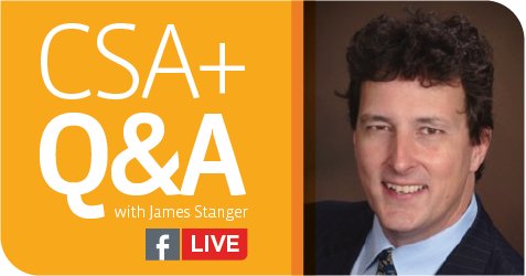 Tune in to our Facebook live event at 11 am CST today with James Stanger. He's taking questions about CSA+ and discussing the DoD mandate!