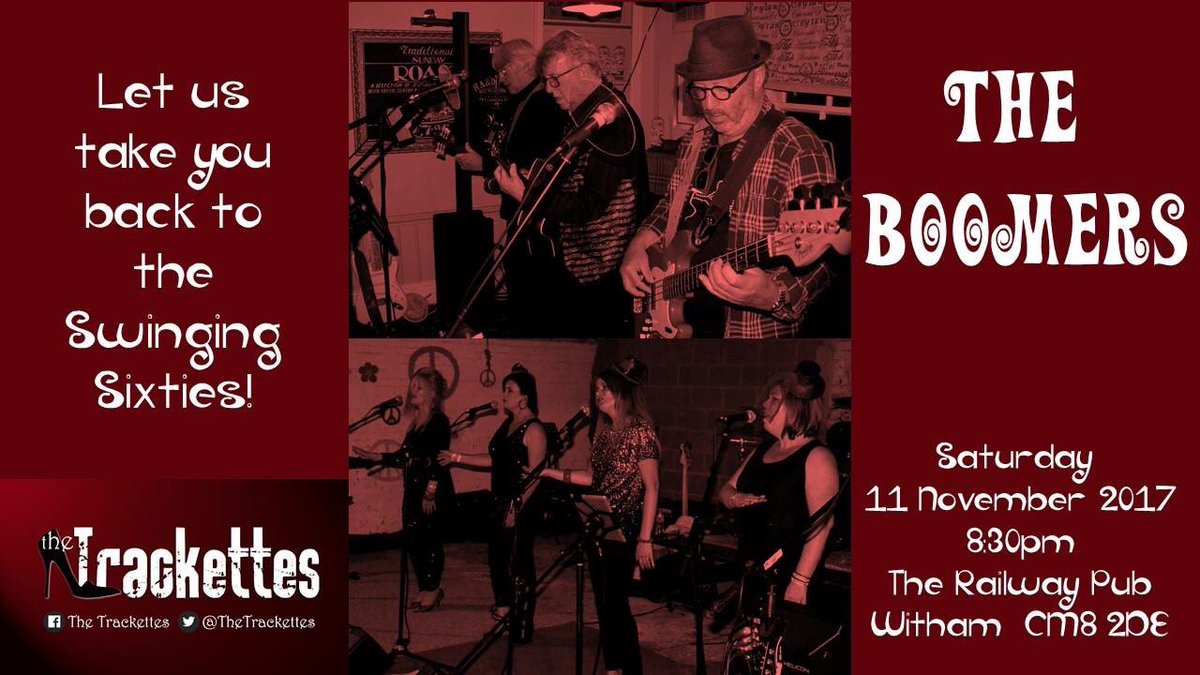 NicOnAStick1's tweet photo. Come on down and see @TheTrackettes this Saturday night where @couchinapouch, @SammyCan and I will be performing for your #60sgirlgrouppleasure 👠🎤 https://t.co/v70V48qM6H