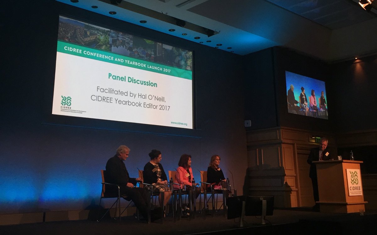 LDabbagh's tweet photo. Insightful panel discussion here at #cidree17 re #Wellbeing and developing a common vision https://t.co/jJqU7g3p3q