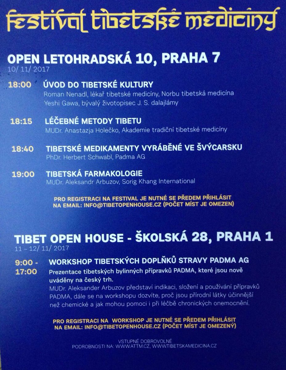 TibetOpenHouse's tweet photo. #festival of #Tibetan #medicine begins tomorrow @TibetOpenHouse #workshops #lectures #wisdom #wellbeing https://t.co/LZ5J9ucxTk