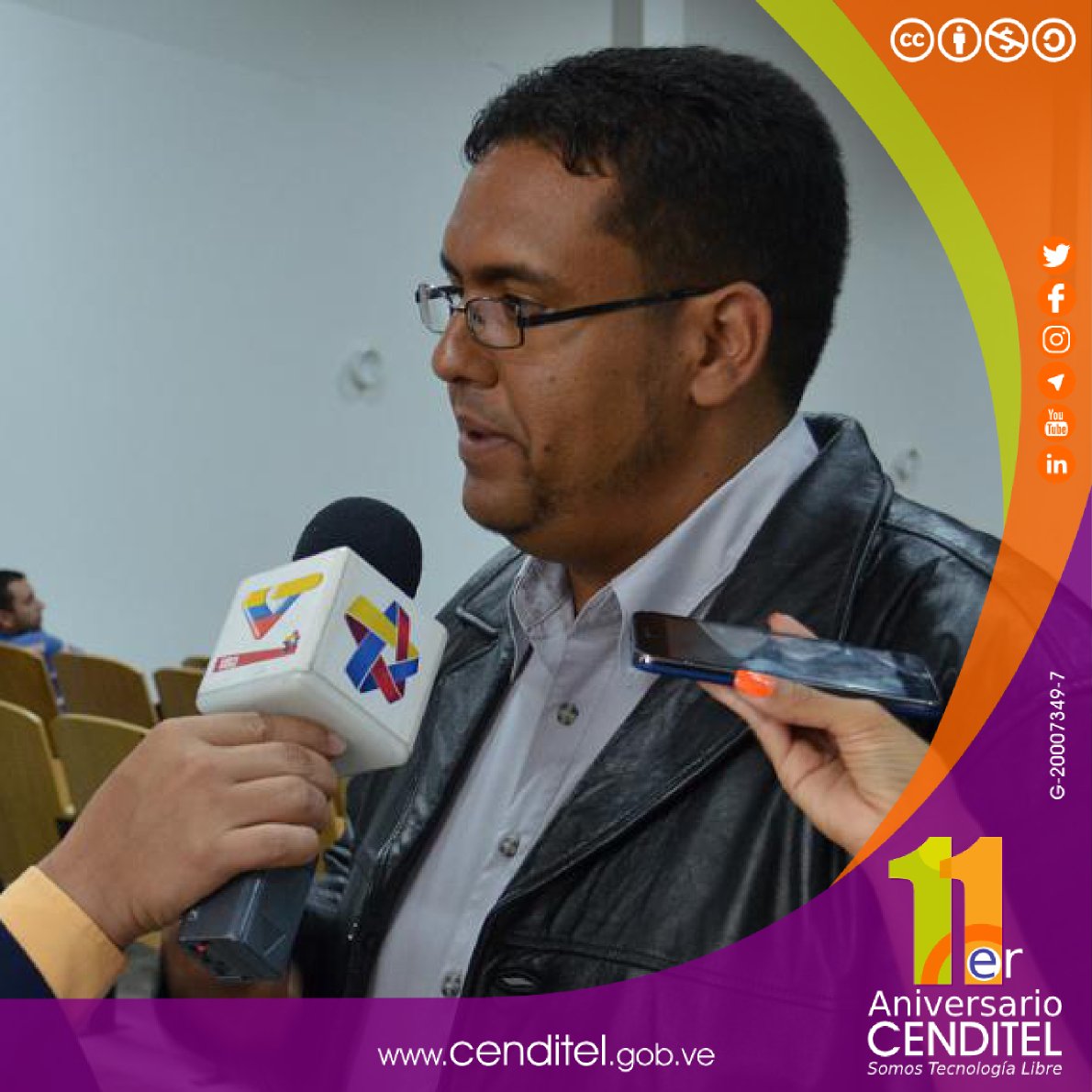 CENDITEL's tweet photo. #AHORA Oscar González, Presidente de #CENDITEL “Chávez en su discurso de inauguraci��n de #CENDITEL citaba a Bolívar haciendo referencia a la innovación y la necesidad del pueblo de apropiarse de las Tecnologías Libres” https://t.co/gqmBSkWBQW