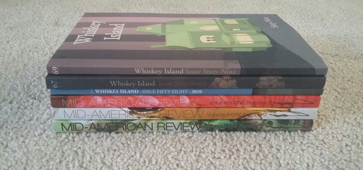 More donations of awesome Ohio mags for our raffle! Come win them &amp; enjoy great works at our #Jenny13 premiere: bit.ly/2yUbrTt