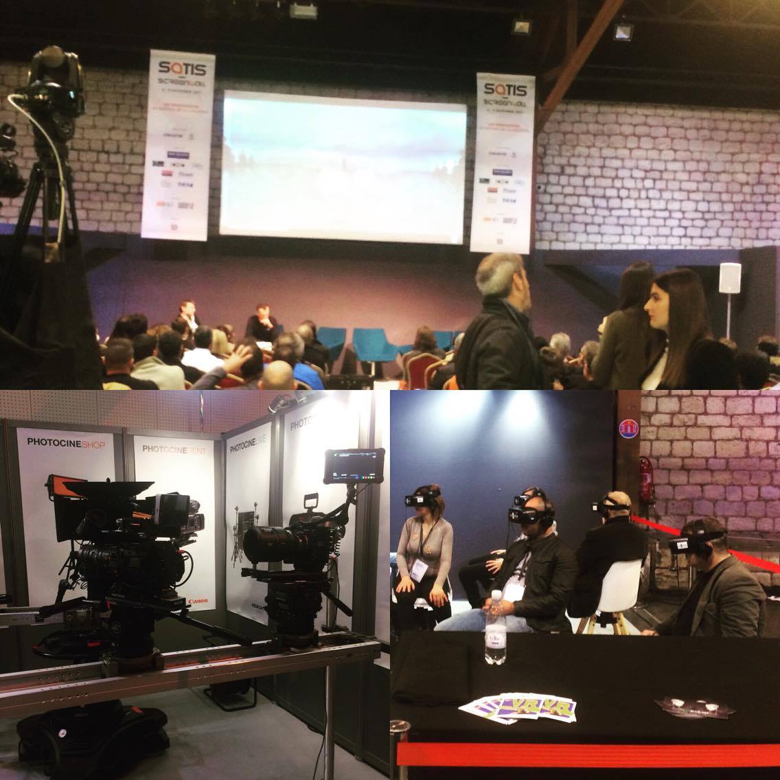 DeauvilleGreenA's tweet photo. Visite du Satis à la rencontre des acteurs de l'audiovisuel !
#SATIS2017 #Screen4ALL2017 #VR #Conference #innovation #audiovisuel https://t.co/028eJviucU