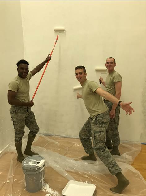 af_academy's tweet photo. CS 31 & 24 cadets cleaned and painted at the Downtown Colorado Springs YMCA Nov 5. #CSL2017 #volunteering #community @USAFA_CCLD https://t.co/yf1JTwJyXN