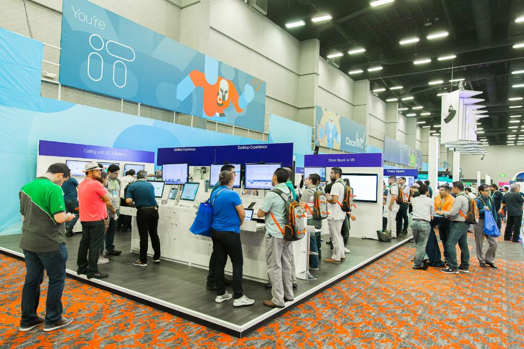 It's the last day to take a look around the #CiscoCampus at #CiscoLiveLA. Stop in again… there's always more to explore!