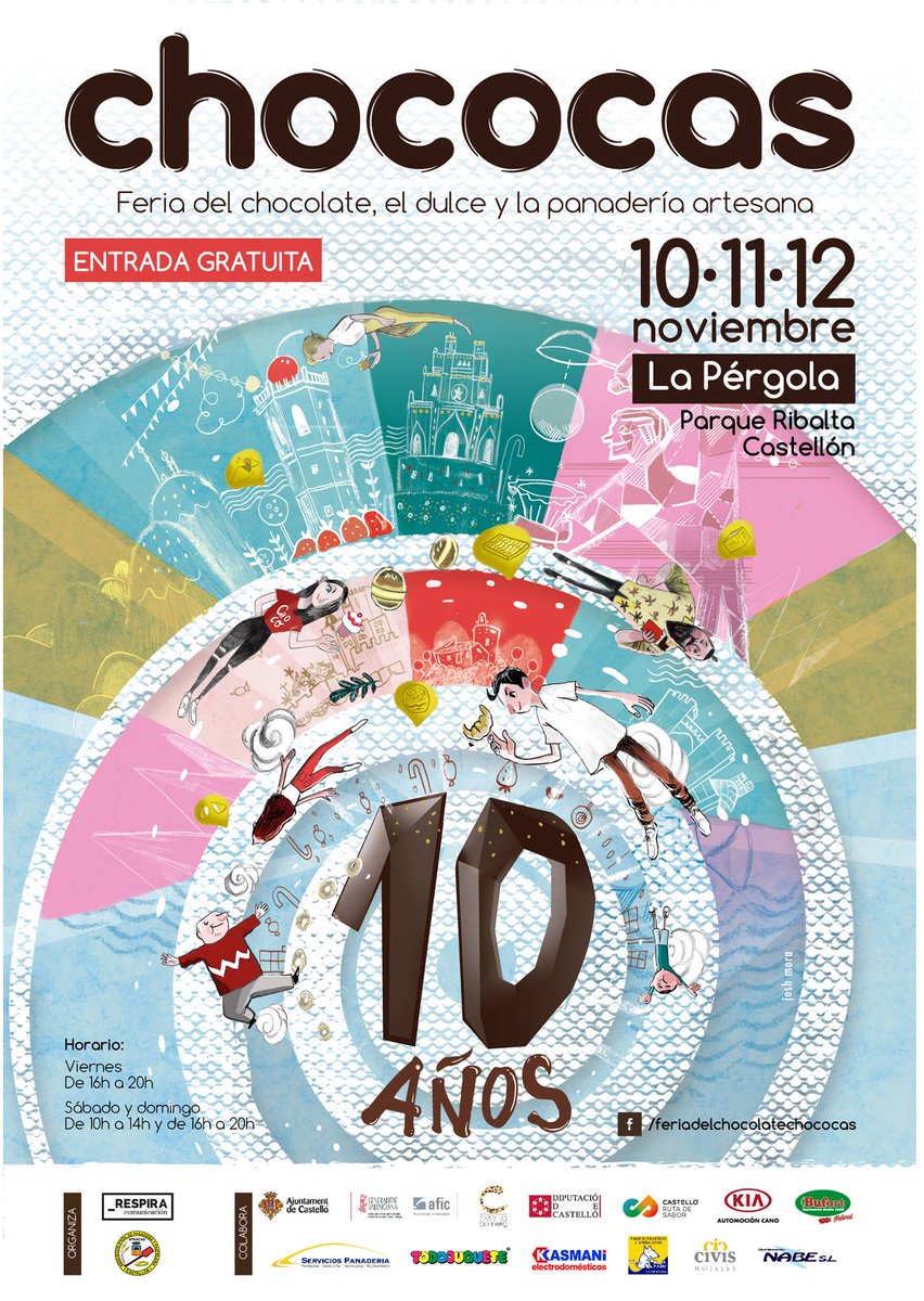 agenciarespira's tweet photo. ¡¡Mañana comienza #chococas!! Es una feria especial, ¡es el décimo aniversario! Os esperamos durante el fin de semana 🍰🍭🍫 #RespiraSeInspira https://t.co/gq8Xp4Rn58