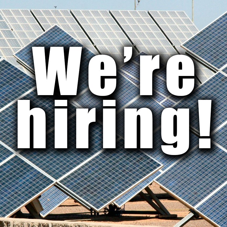 TheRooftopSolar's tweet photo. Are you looking for a rare opportunity to join a dynamic, professional and growing business in the solar industry? Then we want to meet you! Follow the link to learn more! #Flagstaff #jobposting #Solar #SolarEnergy https://t.co/Wu4E1J5Cr2 https://t.co/qjd5FutWaL