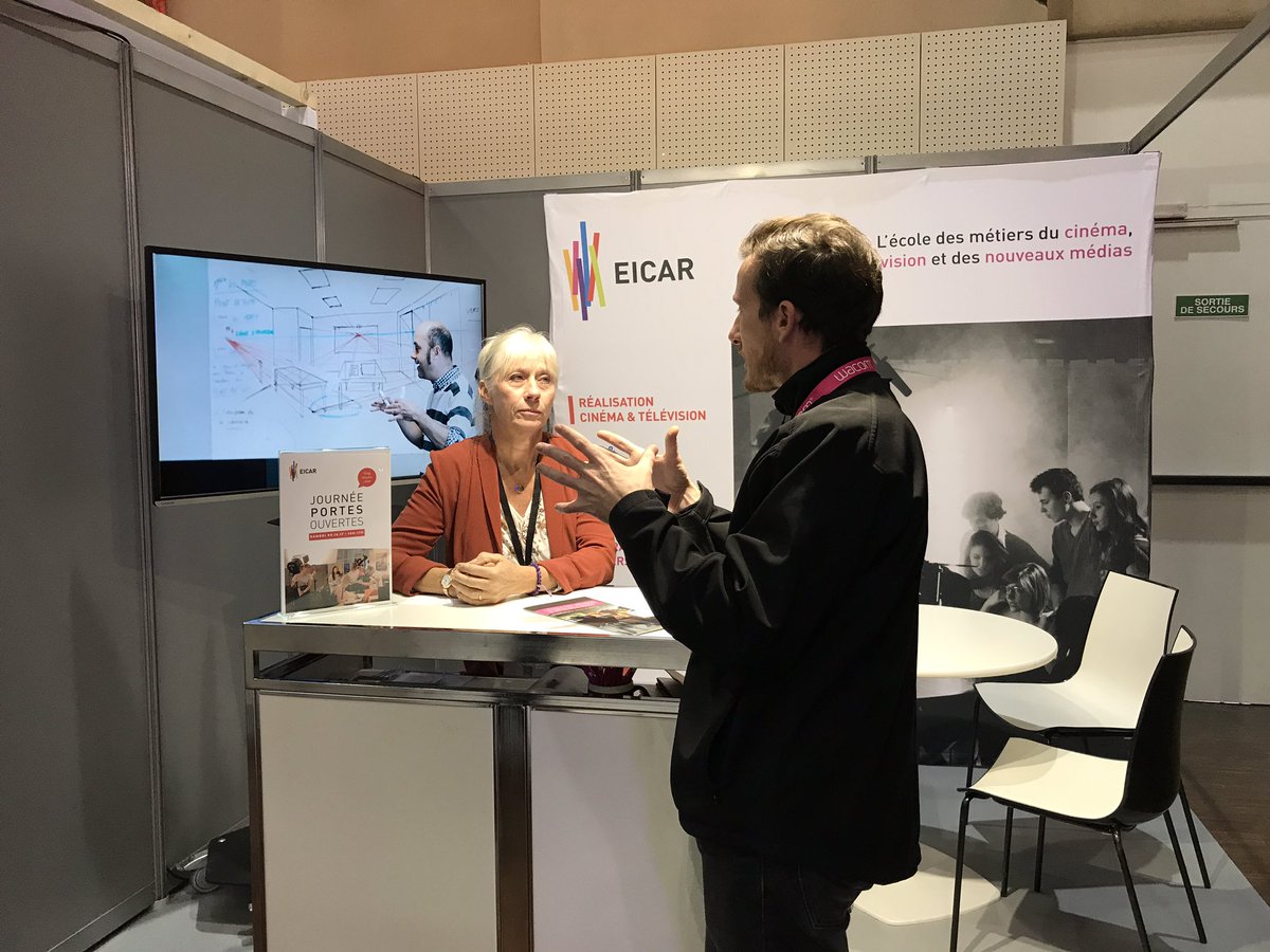ecoleEICAR's tweet photo. [#SATIS17 #Screen4ALL2017] Professionnels à la recherche de #partenariat, d'étudiants en #stage/#alternance, rdv au stand C59 #DockPullman https://t.co/LoIl5MHCev