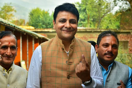 sudhirhp's tweet photo. Every vote counts and every vote makes a difference. Casted my vote for a prosperous and progressive Himachal. #DevbhoomiWithCongress. https://t.co/czKg2BOn6I