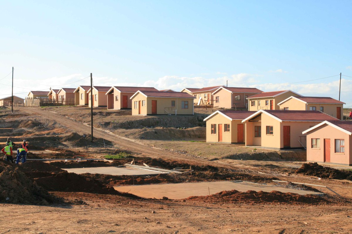 Zanemvula housing project, Nelson Mandela Bay in the Eastern Cape.