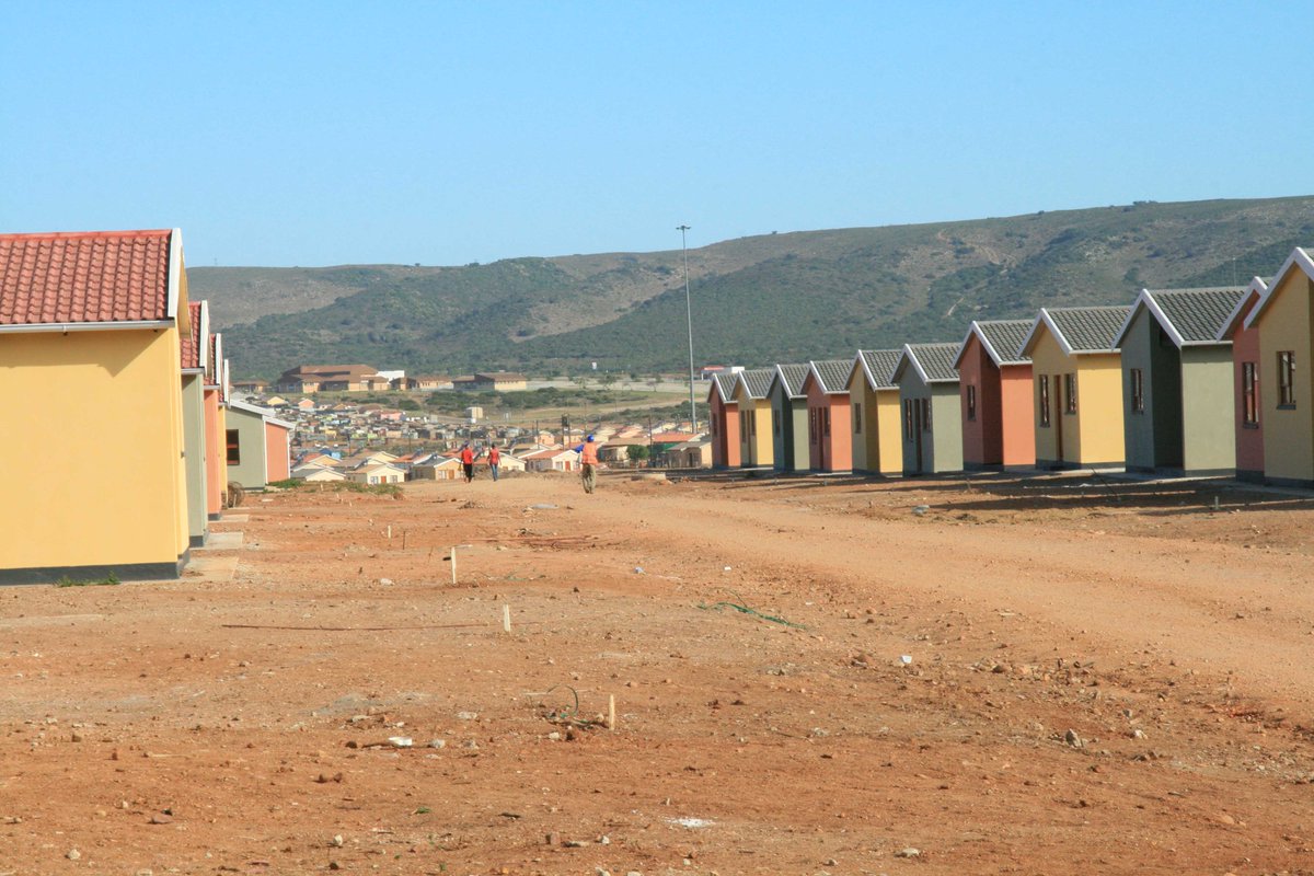 Zanemvula housing project, Nelson Mandela Bay in the Eastern Cape.