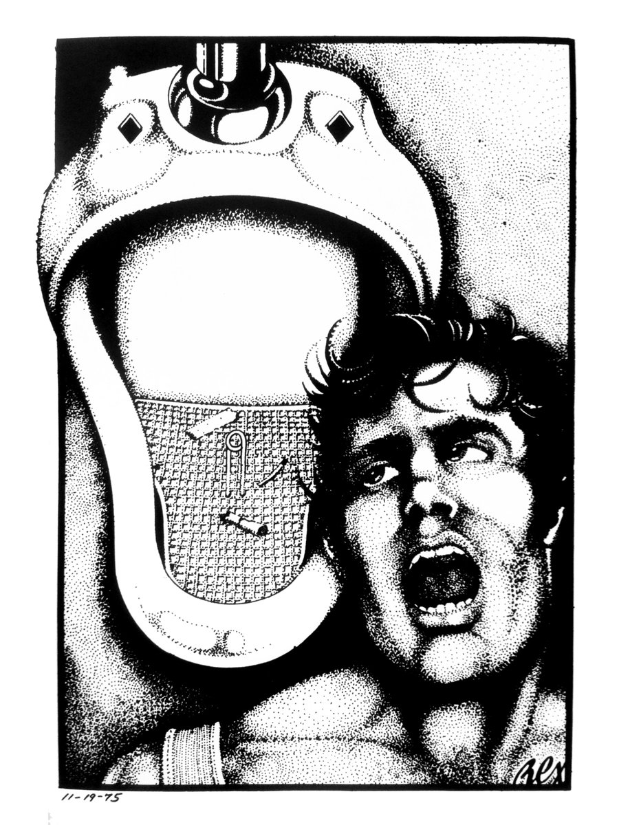 heretikradikal's tweet photo. the uric conspiracy,
a secret society of piss 
—of the lore and lust surrounding urine

Untitled
1975 #RexWerk https://t.co/24IZ6ku4wi