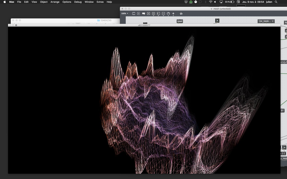 matter__project's tweet photo. We started to work to go deeper into #MATTER for digging audiovisual matter physically with #maxmsp
Keep tuned https://t.co/mvIGdjLA9M https://t.co/eeujuNen9G
