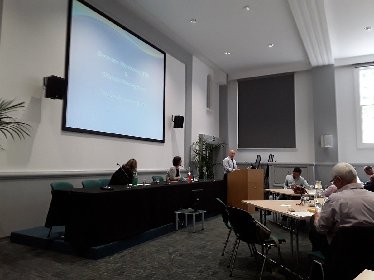 TrackingLeeds's tweet photo. Jeff Hodgkinson speaking about electronic monitoring and offender management #trackingpeople https://t.co/mcG2QtKfU2
