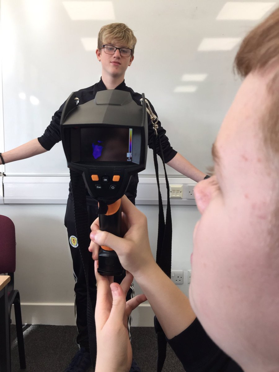 MrMarshallCDT's tweet photo. CABEC challenge activity 3. Seeking hear through infrared cameras. #teamLAC @Linlithgow_Acad https://t.co/9lmFhJs2vI