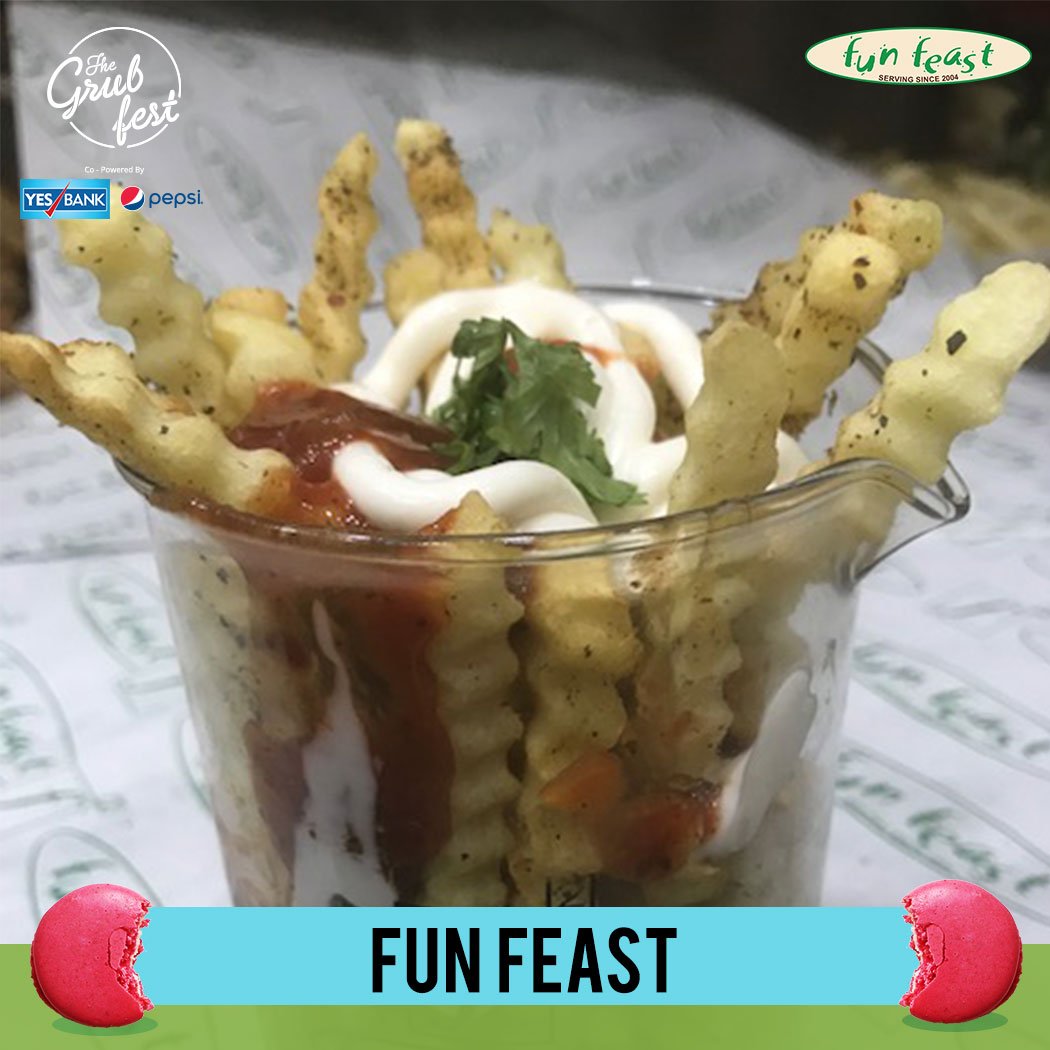 TheGrubFest's tweet photo. Catch Fun Feast Sector, IDOSA By Lezzetli​ and Magritte​ serve up some delicious delicacies at The Grub Fest, Chandigarh! 

#TheGrubFest #GetGrubbed #Chandigarh

---
The Grub Fest
Co-powered by @YESBANK and @PepsiIndia https://t.co/C1iZeYzDh3