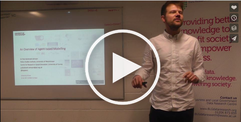 BLGDataResearch's tweet photo. Are you interested in Agent Based Modelling (#ABM)? View our training from earlier this year with @bapeterj from @PSI_London . This #training series was designed specifically for #professionals working in the #publicsector  https://t.co/yRTbpnmrhI https://t.co/yuYnDzx3TC