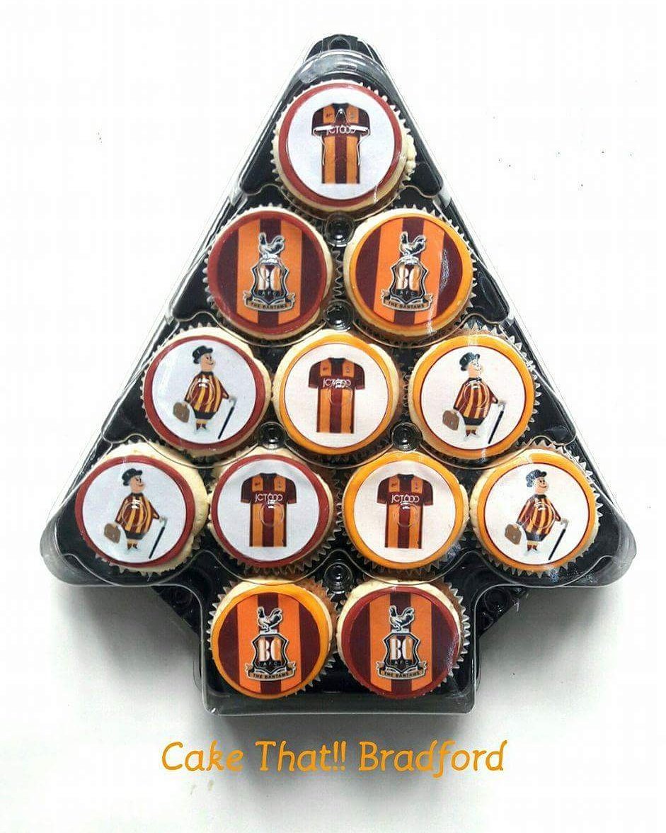 cakethatbfd's tweet photo. CHRISTMAS BCFC CUPCAKES £25. Limited availability only @cakethatbfd #officialcakepartner @commercialBCAFC @officialbantams https://t.co/SzLXvcCBNw