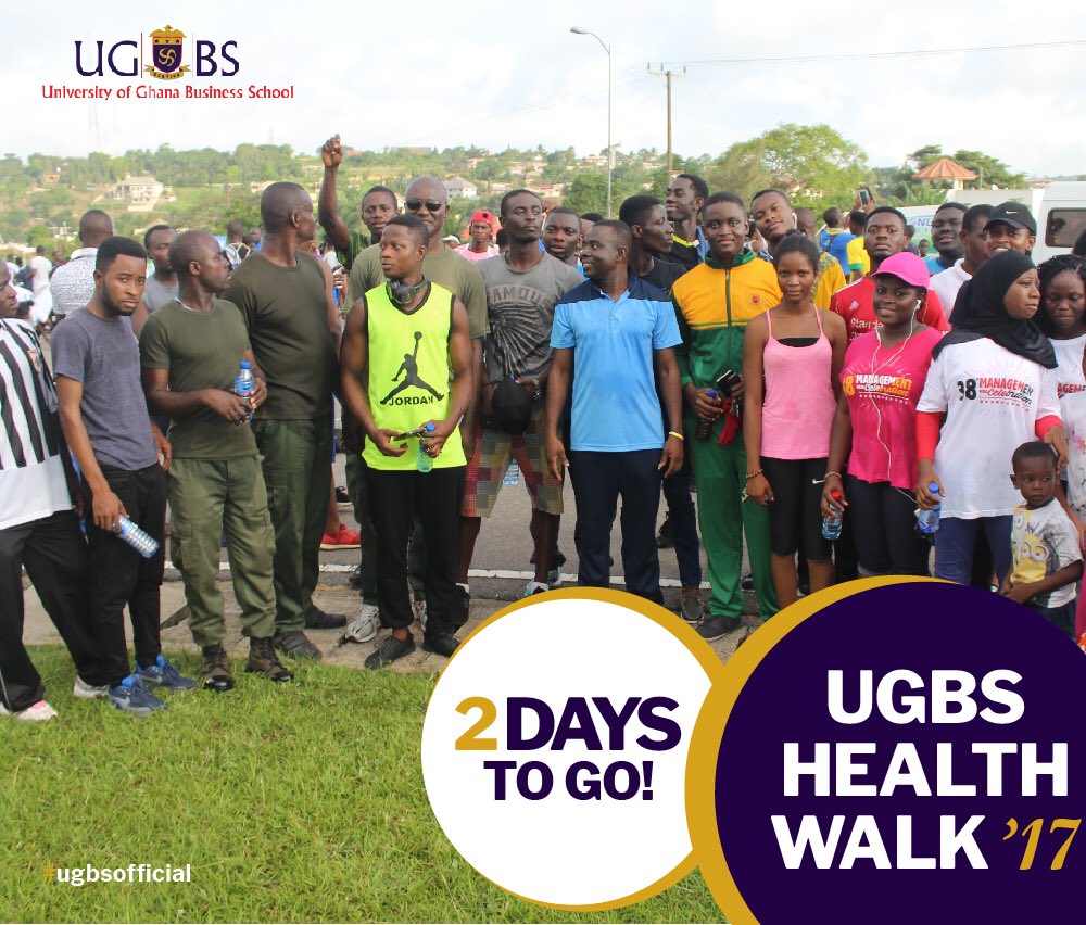 ugbsofficial's tweet photo. Our health walk is 2 days away and we can’t wait to climb the hill with you. It’s all about walking for health and staying fit. #ugbsofficial #ugbshealthwalk17 #stepintoexcellence https://t.co/oM9drPcz4V
