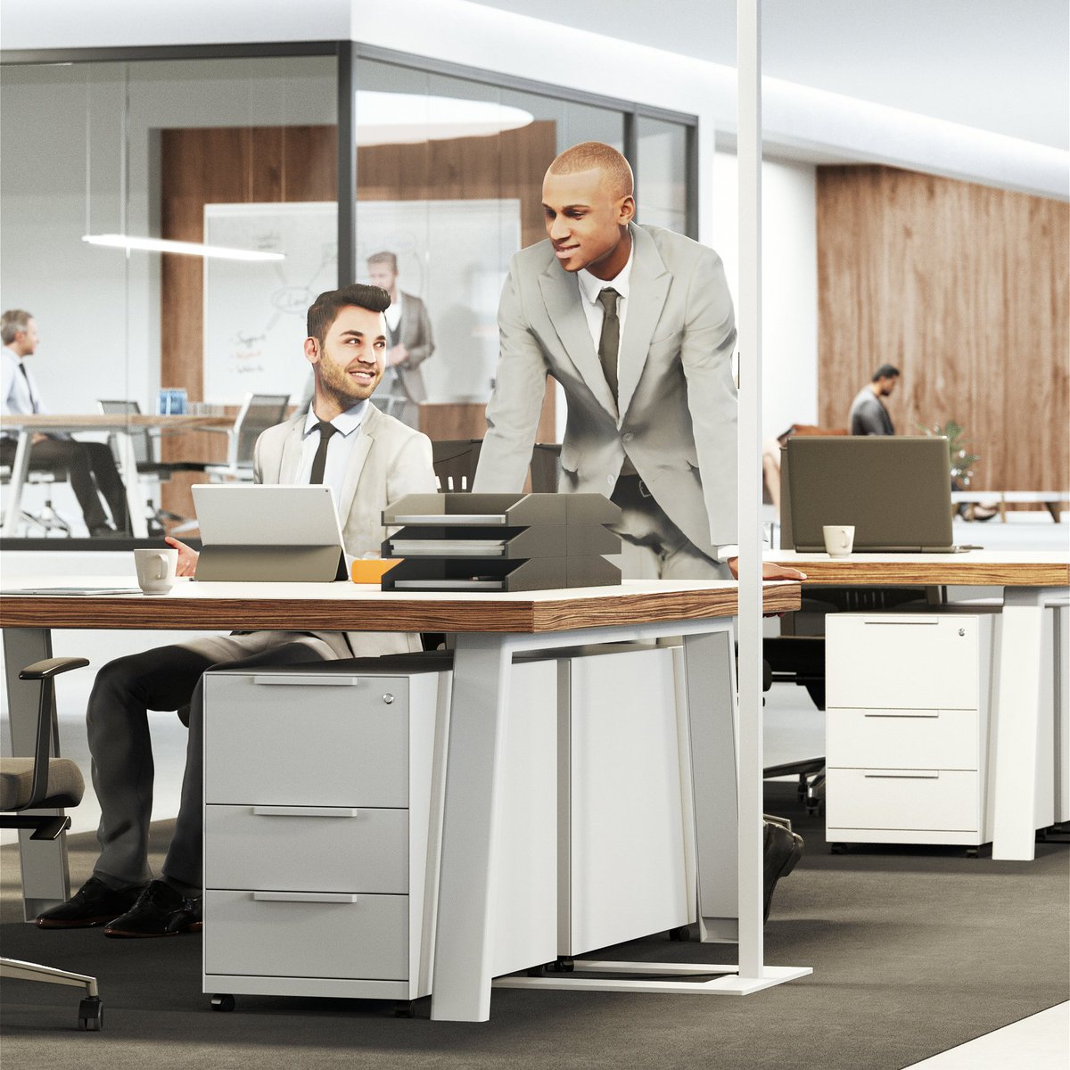 Take a look at those amazing interior renderings, that our friends <a href="/fuchsundvogel3d/">Fuchs und Vogel</a> created for an OSRAM campaign. #3d #3drender #3dpeople #visualization