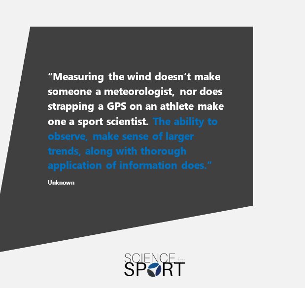ScienceforSport's tweet image. A harsh statement, but a true one nonetheless. Tag someone who&apos;ll appreciate this.